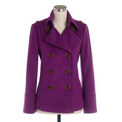 Italian wool fitted coat beautiful with both jeans or trousers available at jcrew