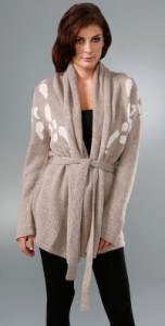 This comfy cardigan by Mara Hoffman is part Alpaca and Merino wool available at Shopbop.com